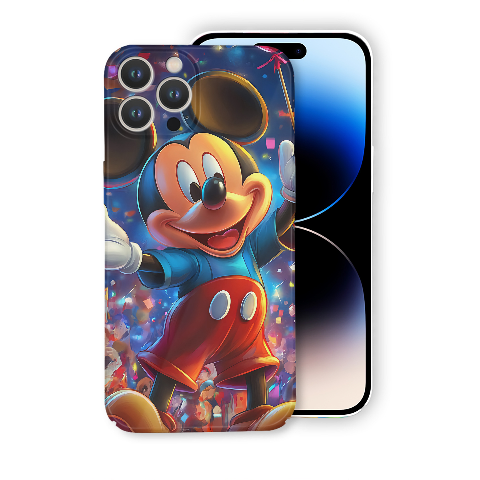 （画像用） ミッキーマウス Mickey Mouse 【iPhone 14シリーズ対応】ハードケース